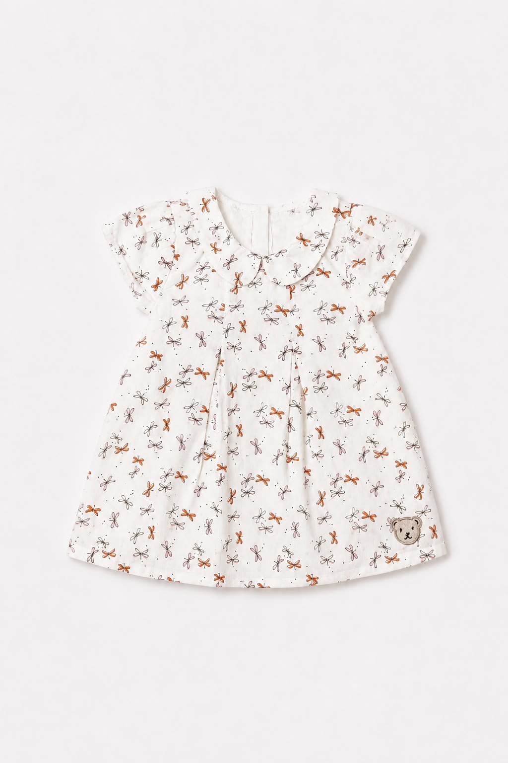Dragonfly Newborn Cotton Dress